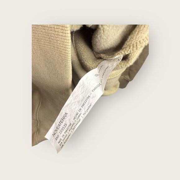 Noveaterra Tan Crewneck Peaceful Violence God Prayer Size XL - Picture 7 of 7